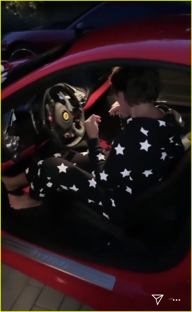 kylie jenner surprises mom kris with a ferrari for her birthday 09