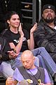 kendall jenner makes an outfit change during lakers rockets basketball game11