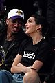 kendall jenner makes an outfit change during lakers rockets basketball game16