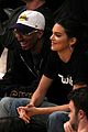 kendall jenner makes an outfit change during lakers rockets basketball game20