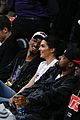 kendall jenner makes an outfit change during lakers rockets basketball game23