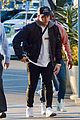 nick jonas arrives to check out dodgers game in los angeles06
