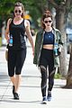 lucy hale hits the gym with her friend 01