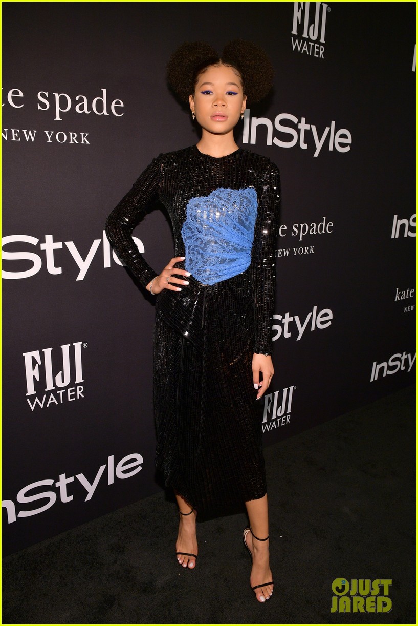 storm reid lily collins and ross butler keep it chic at instyle awards 2018201