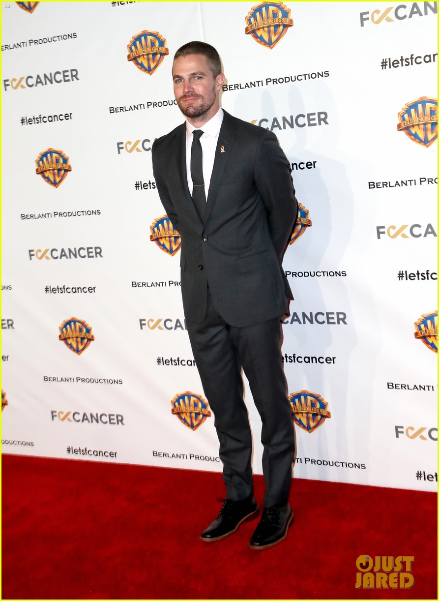 stephen amell candice patton danielle panabaker f cancer gala 05
