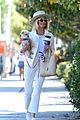 ashley tisdale wears all white while running errands with her pup 04