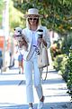 ashley tisdale wears all white while running errands with her pup 07