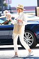 ashley tisdale wears all white while running errands with her pup 09