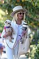 ashley tisdale wears all white while running errands with her pup 19