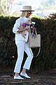 ashley tisdale wears all white while running errands with her pup 21