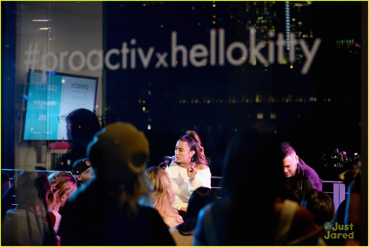 ally brooke maddie poppe hello kitty event 05