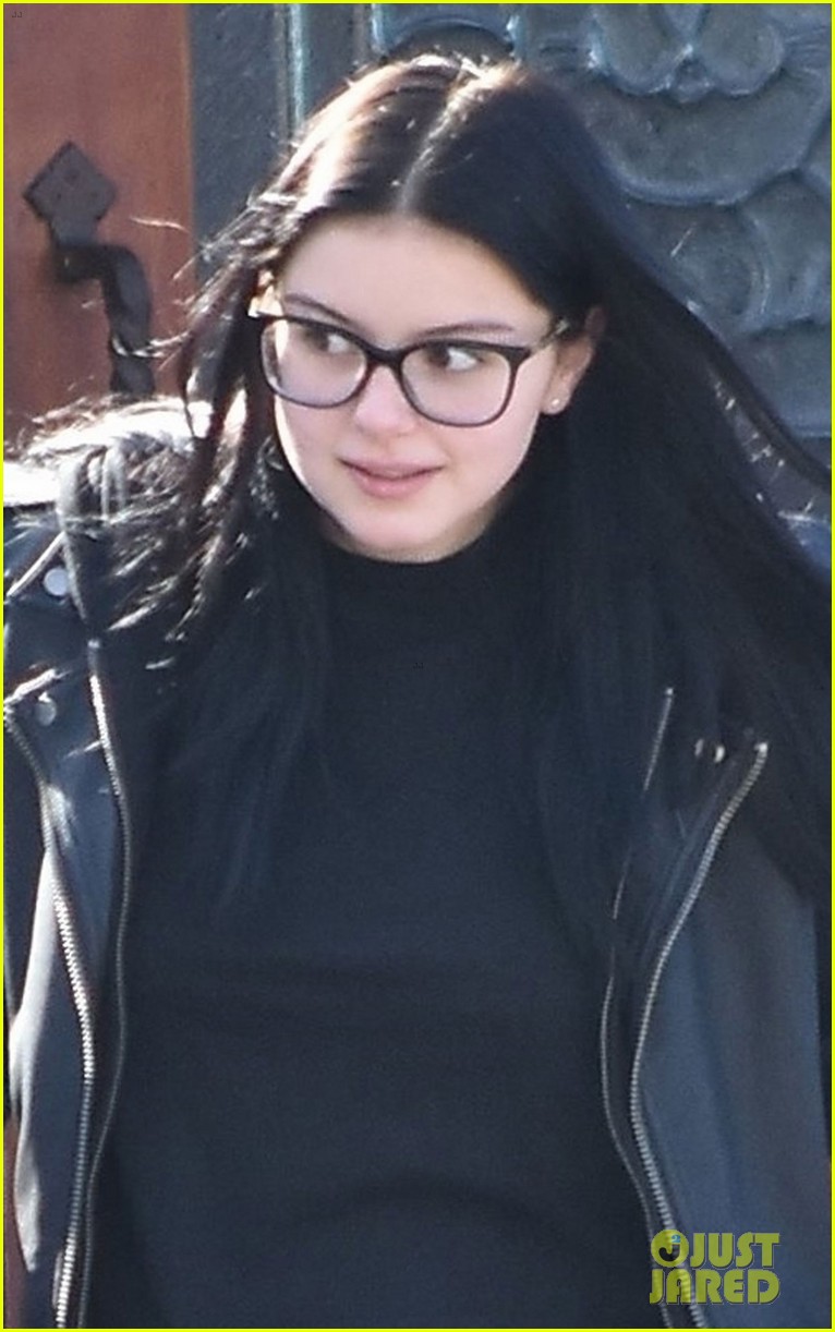 ariel winter takes her pup to the vet 04