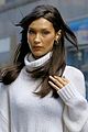 bella hadid looks so chic stepping out for victorias secret fashion show fitting 02