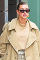 hailey bieber wears all beige ensemble while stepping out in nyc 04