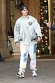 justin bieber hits the studio as wife hailey supports his drew clothing line 02