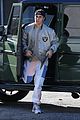 justin bieber hits the studio as wife hailey supports his drew clothing line 04
