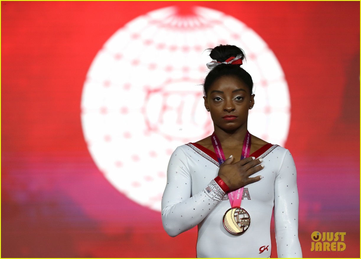 simone biles becomes first american to win medals in every event at worlds 12
