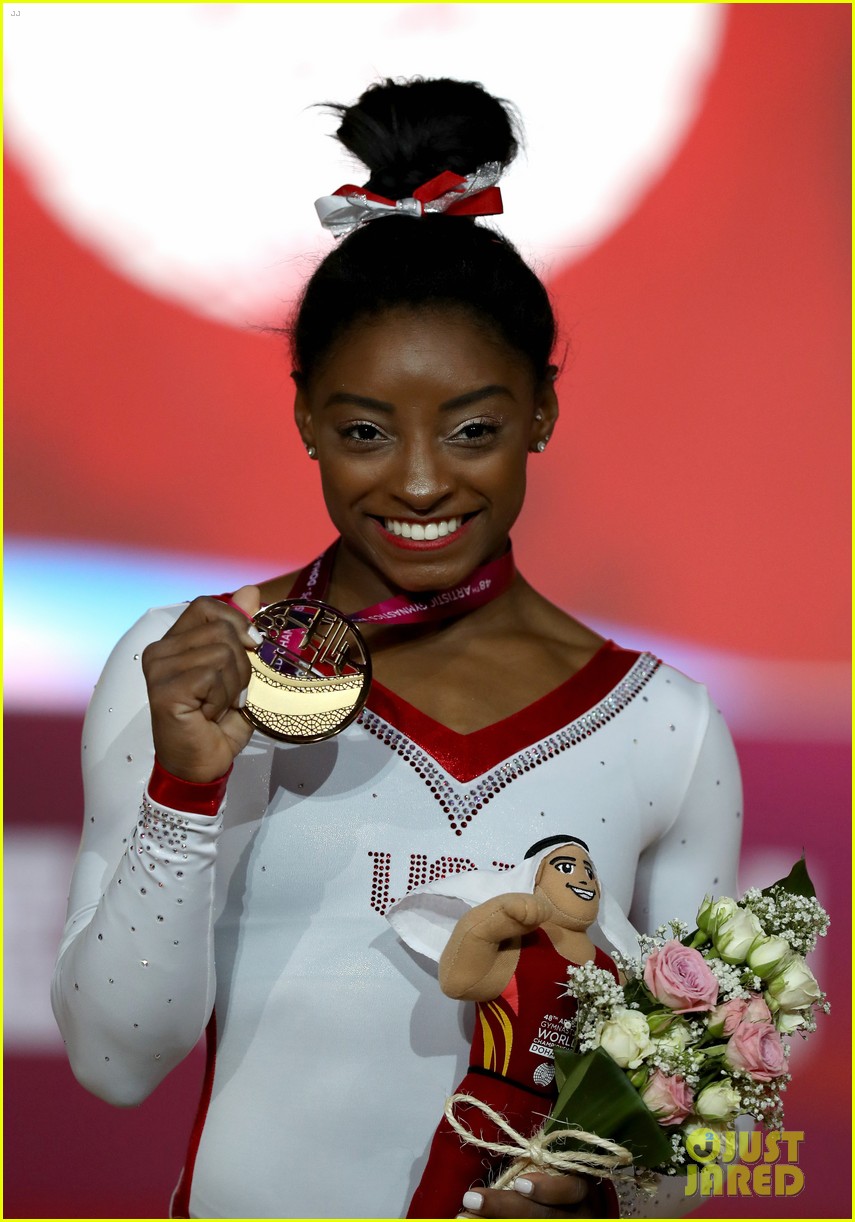 simone biles becomes first american to win medals in every event at worlds 14