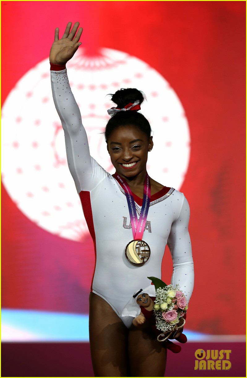 simone biles becomes first american to win medals in every event at worlds 15
