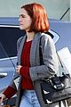 zoey deutch steps out with new red bob haircut 05
