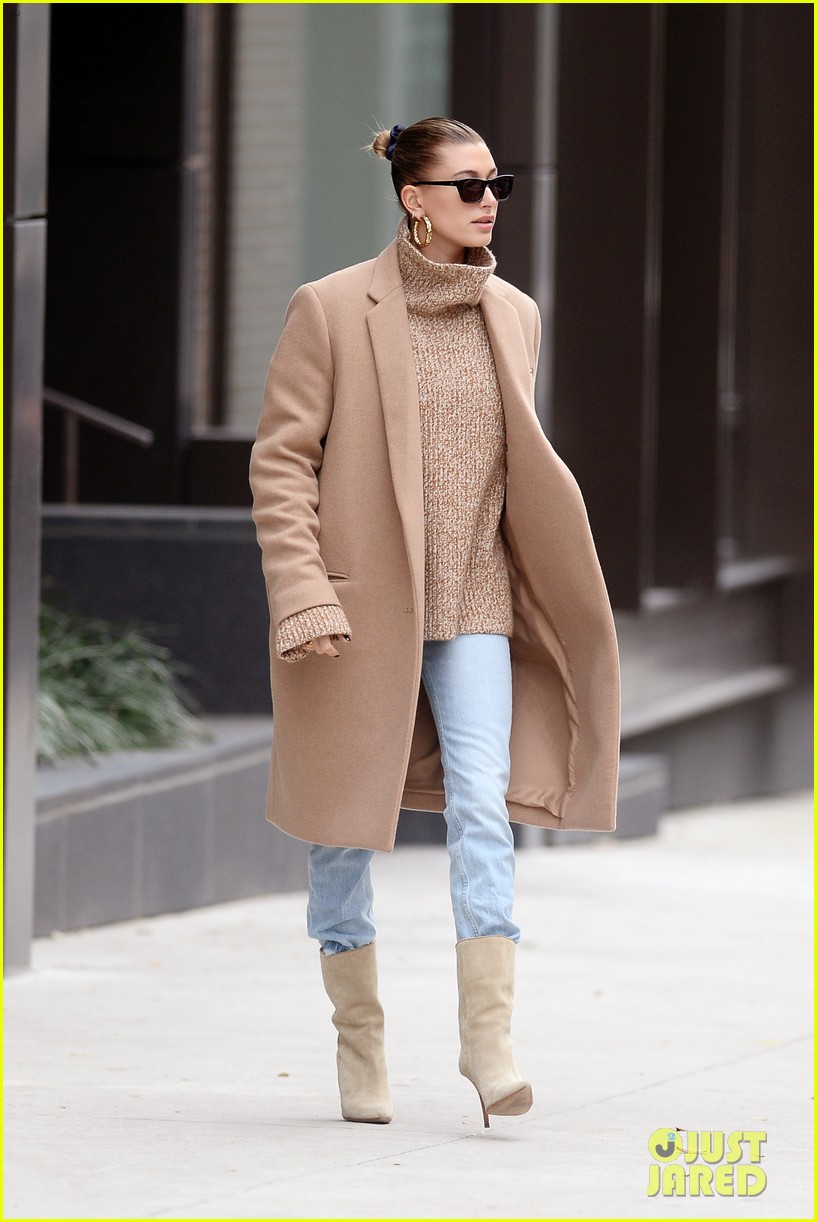 hailey baldwin shows off two very different winter styles in nyc 01
