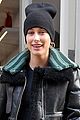 hailey baldwin shows off two very different winter styles in nyc 02