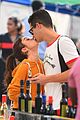 sarah hyland and wells adams share sweet kiss at the farmers market 01