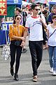 sarah hyland and wells adams share sweet kiss at the farmers market 05