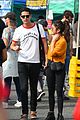 sarah hyland and wells adams share sweet kiss at the farmers market 15