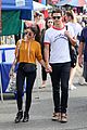 sarah hyland and wells adams share sweet kiss at the farmers market 21