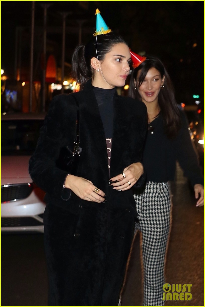 kendall jenner celebrates her birthday with bella hadid in nyc 01