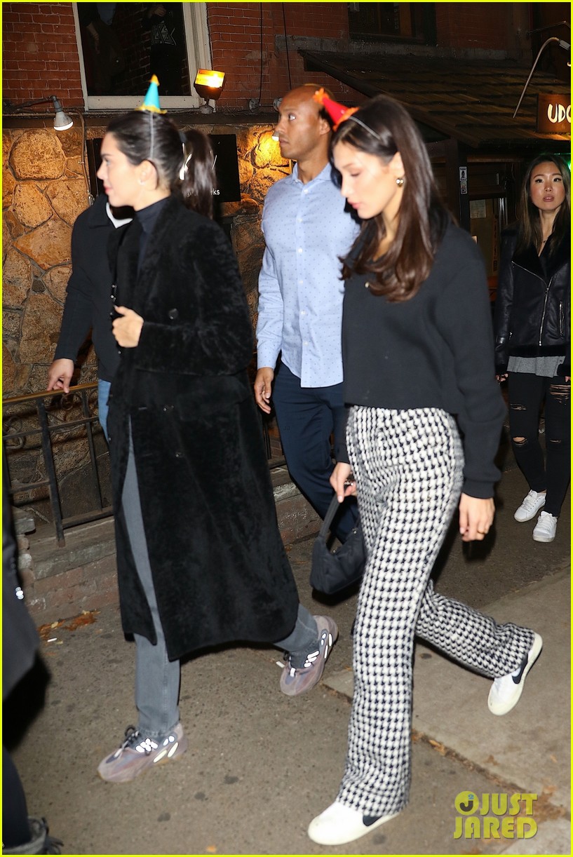 kendall jenner celebrates her birthday with bella hadid in nyc 03