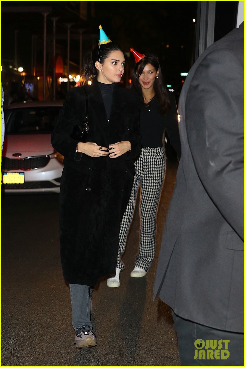 kendall jenner celebrates her birthday with bella hadid in nyc 13