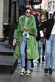 kendall jenner dons furry green coat and long nails while out on her birthday 08