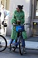 kendall jenner dons furry green coat and long nails while out on her birthday 10