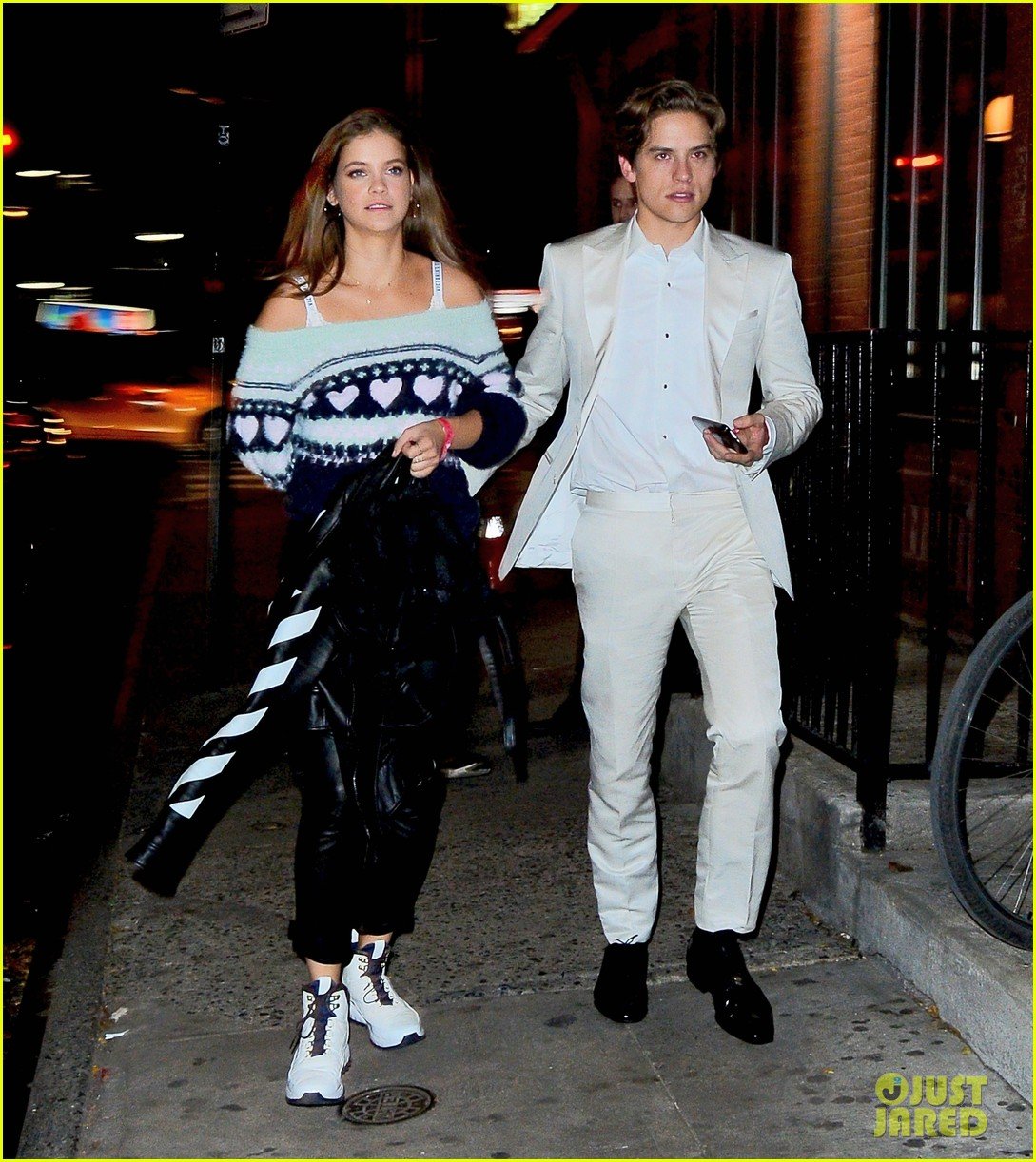 barbara palvin and dylan sprouse share a kiss at vs fashion show after party 05