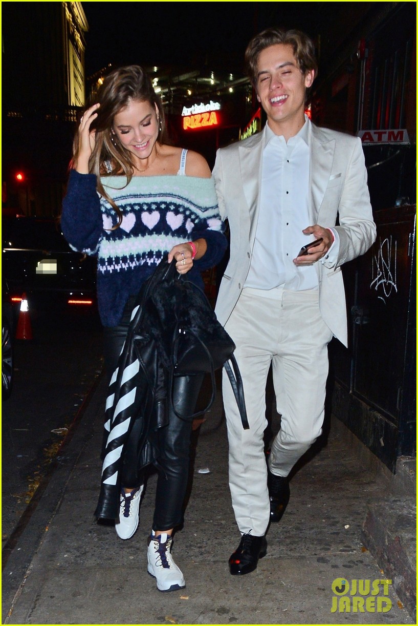 barbara palvin and dylan sprouse share a kiss at vs fashion show after party 06