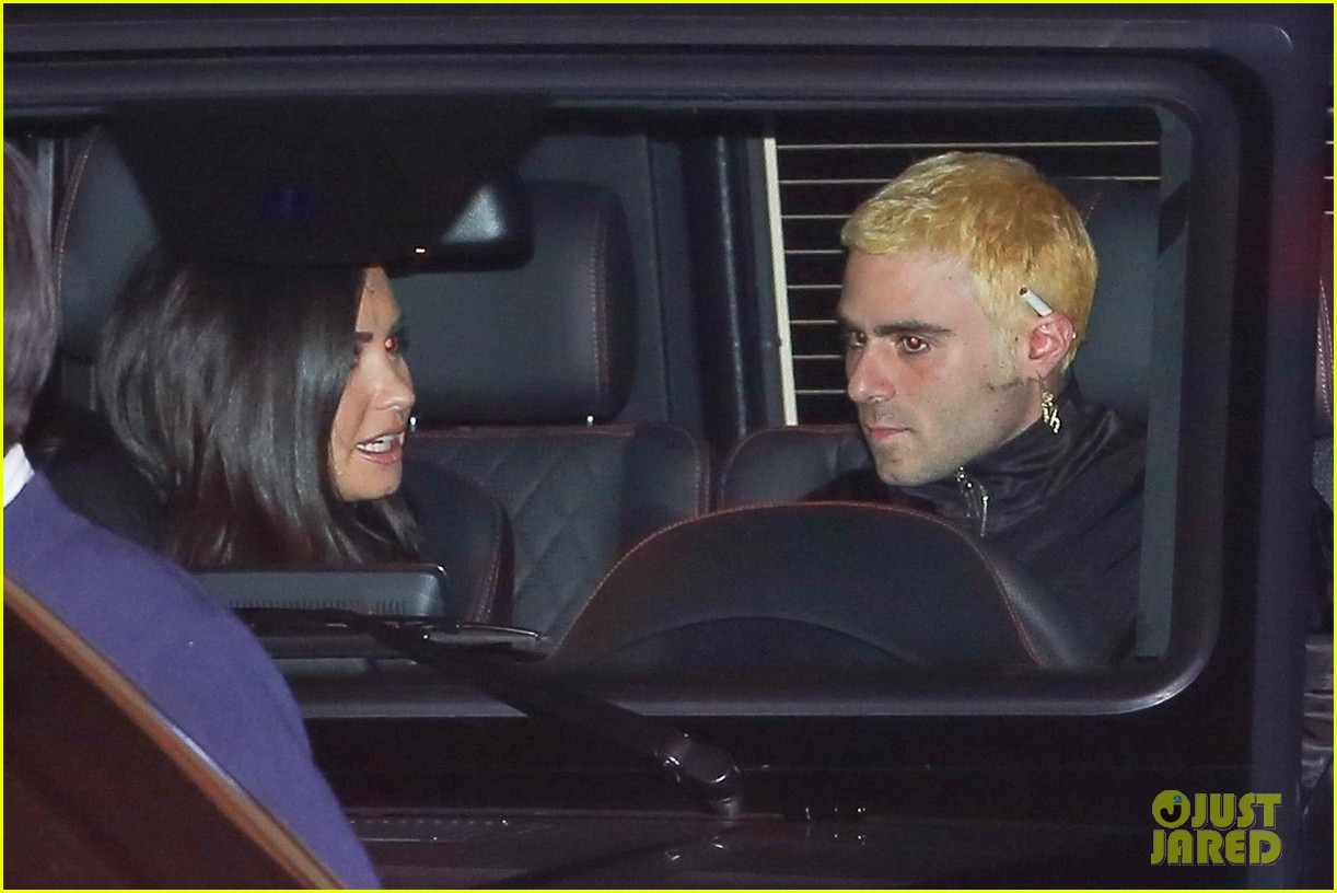 demi lovato henry levy seen kissing on date night 03
