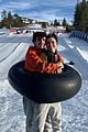 selena gomez goes snow tubing with her friends 10