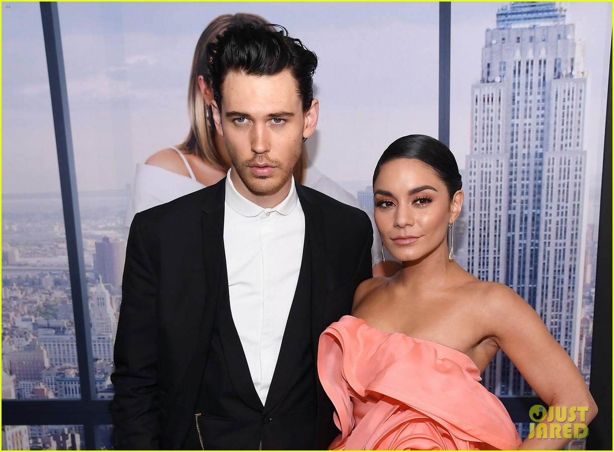 vanessa hudgens cozies up to austin butler at second act premiere 02