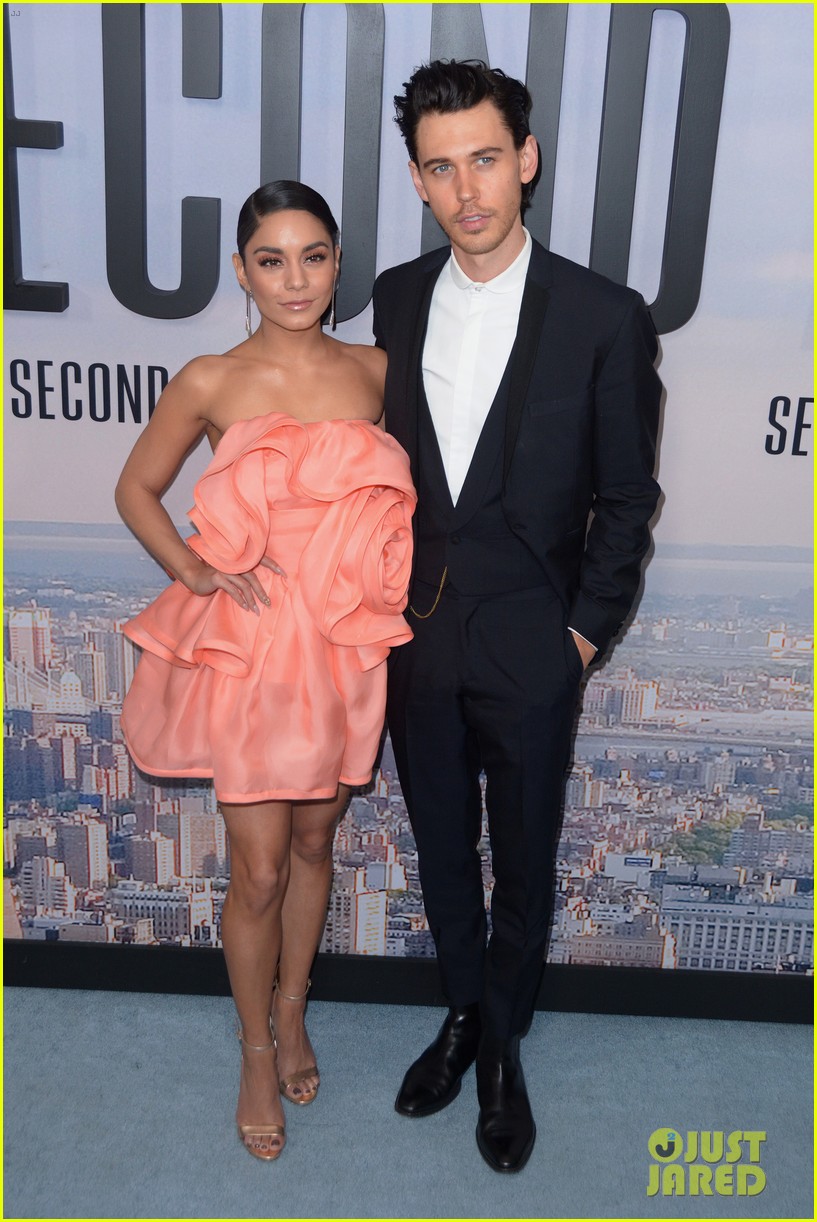 vanessa hudgens cozies up to austin butler at second act premiere 14