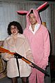 sarah hyland and wells adams recreate a christmas story at toys for tots party 13