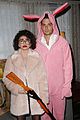 sarah hyland and wells adams recreate a christmas story at toys for tots party 14