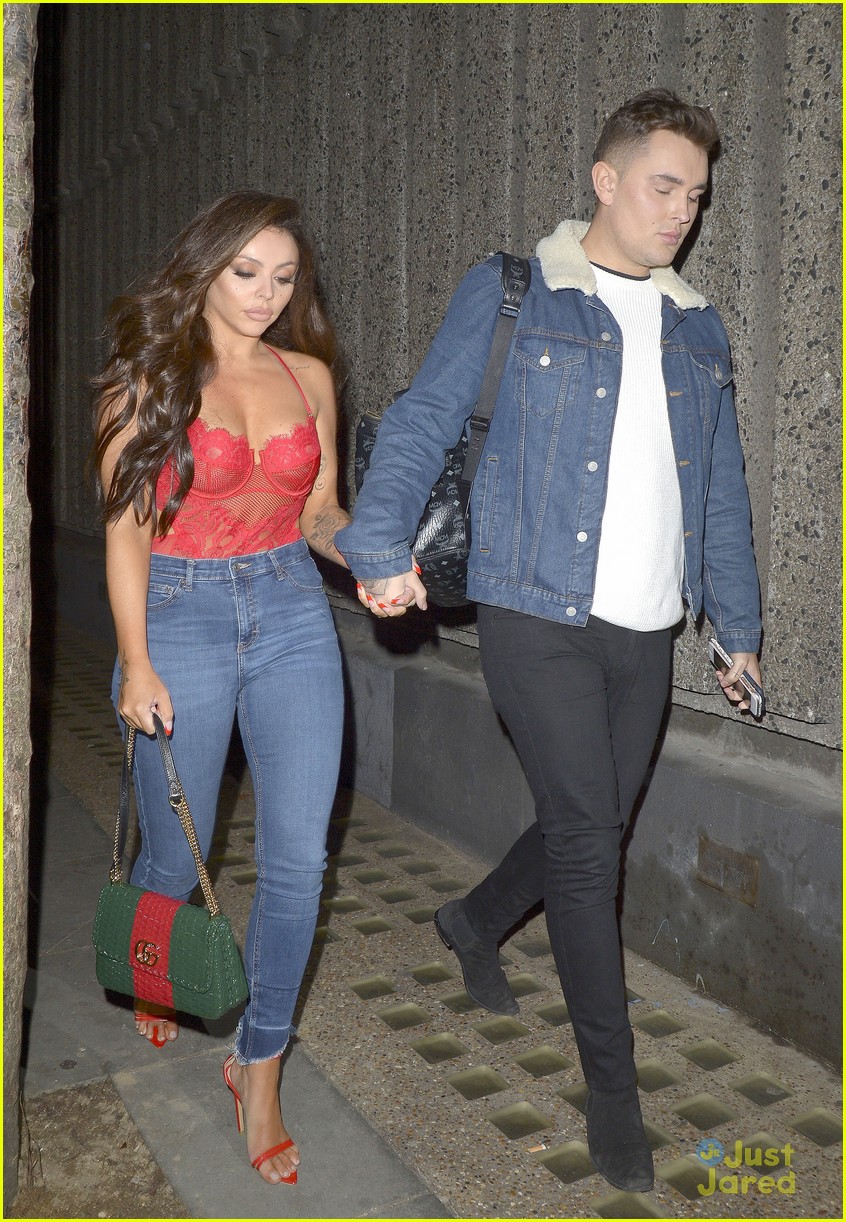 jesy nelson red top night out gn show tease 01