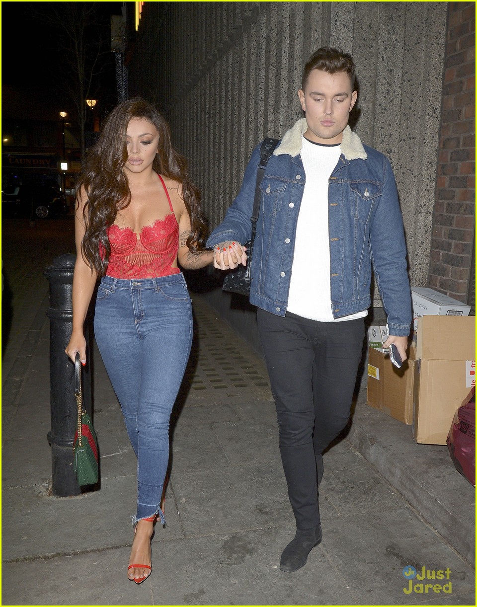 jesy nelson red top night out gn show tease 14