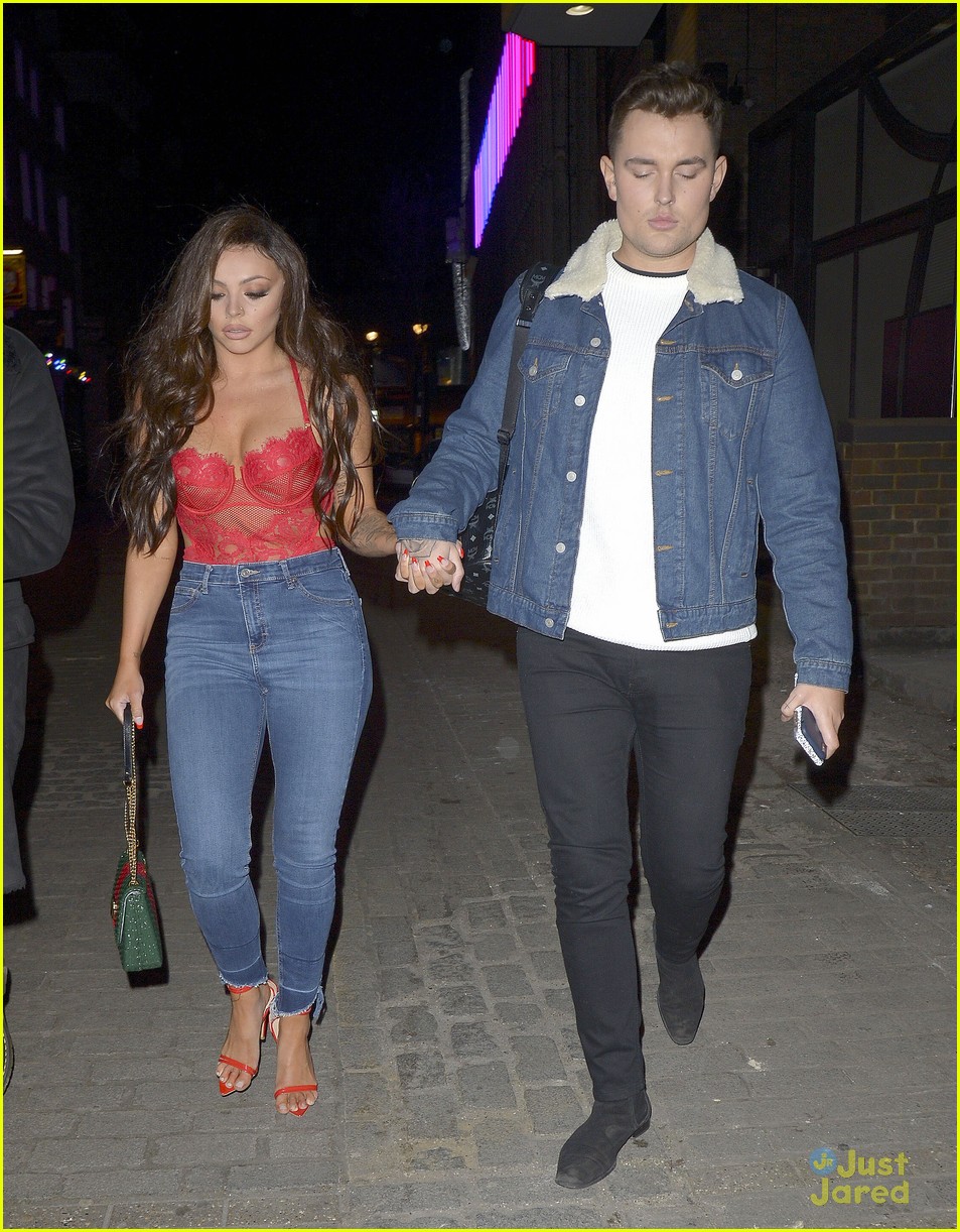 jesy nelson red top night out gn show tease 17