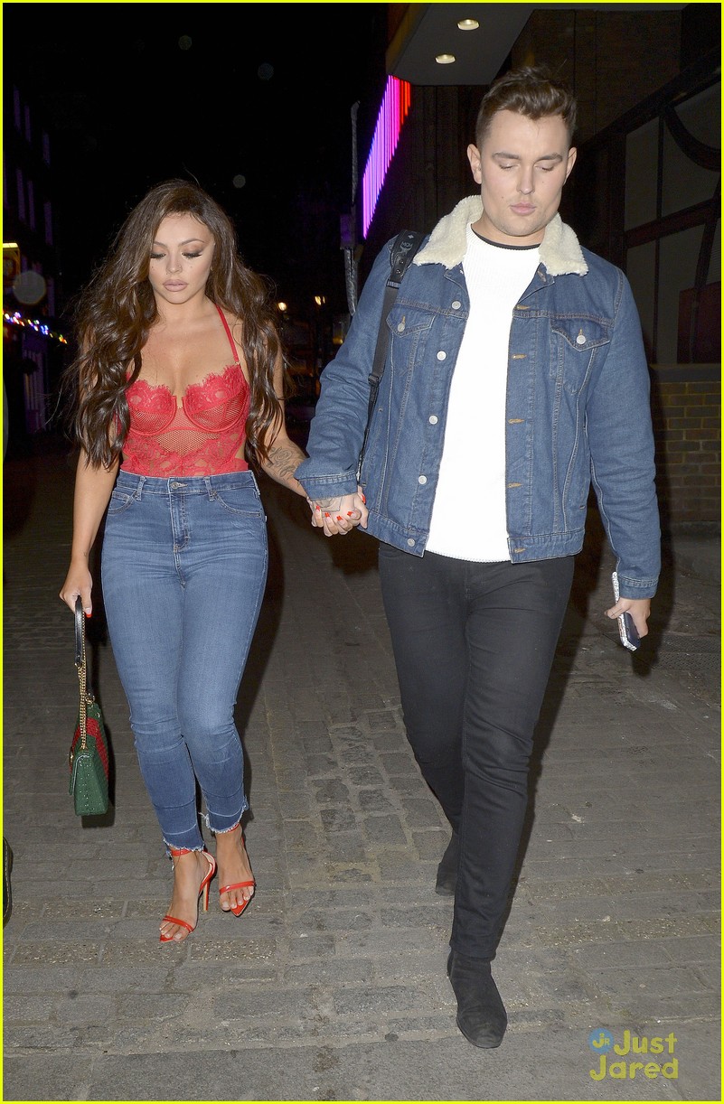 jesy nelson red top night out gn show tease 18