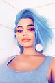 kylie jenner debuts new blue hair 02
