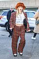 miley cyrus heartbreaking things song movie plaid outfit 05