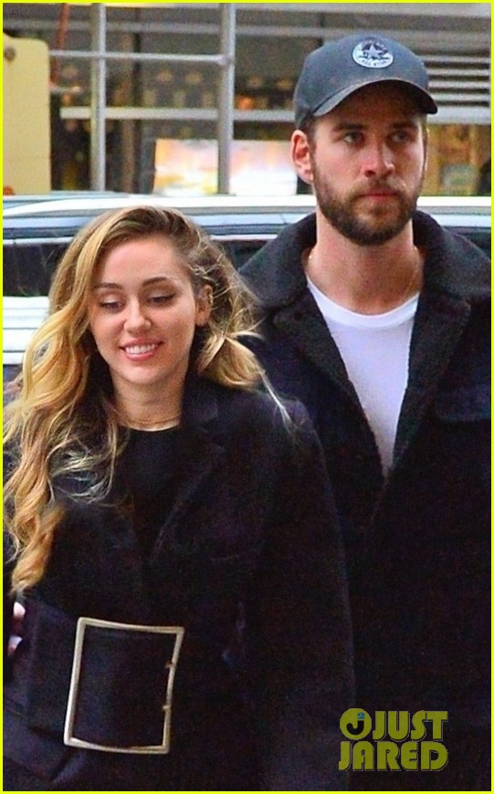 miley cyrus is joined by liam hemsworth in nyc ahead of snl performance 02